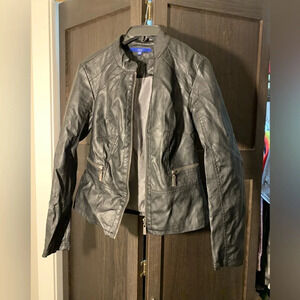 Apt. 9 Faux Leather black Jacket